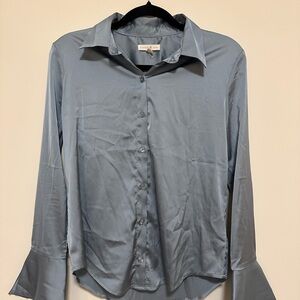 Backyard Roses Layla Blouse in Tourmaline
